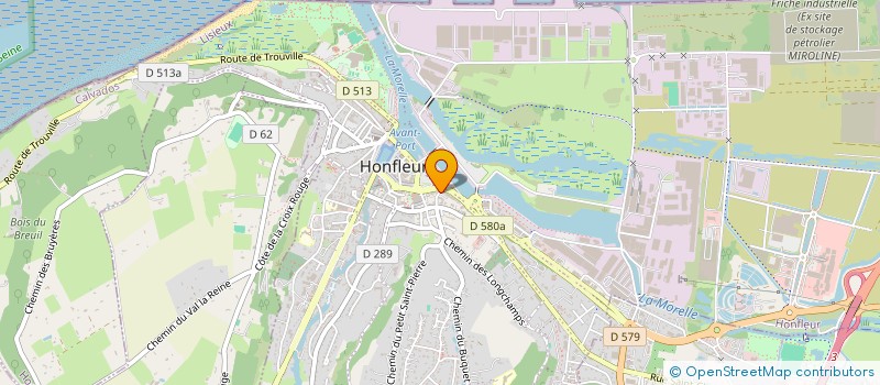 localisation de l'entreprise MONSIEUR FRANCOIS NICOLLE  HONFLEUR