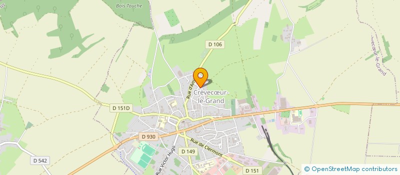 localisation de l'entreprise MONSIEUR FRANCOIS NIVELLE  CREVECUR-LE-GRAND