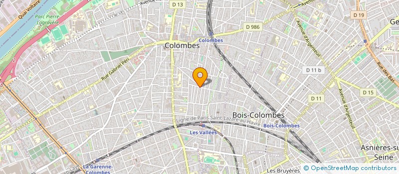 localisation de l'entreprise MONSIEUR FRANCOIS NOBLE  COLOMBES