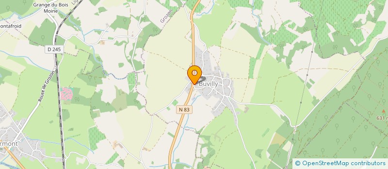 localisation de l'entreprise MONSIEUR FRANCOIS NOEL  BUVILLY