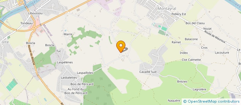 localisation de l'entreprise MONSIEUR FRANCOIS NOEL  MONTAYRAL