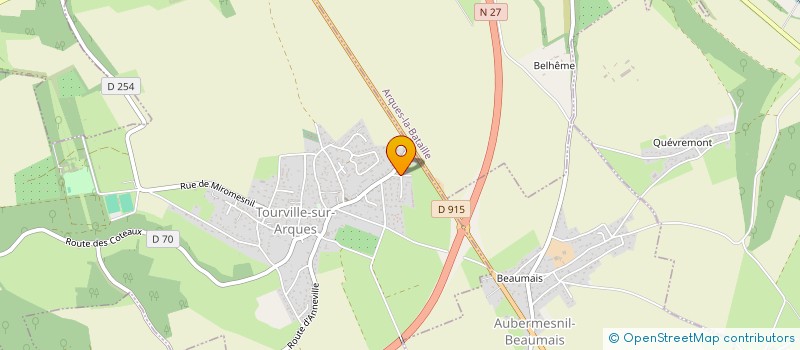 localisation de l'entreprise MONSIEUR FRANCOIS NORMAND  TOURVILLE-SUR-ARQUES