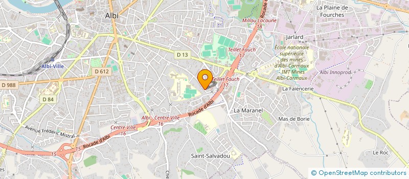 localisation de l'entreprise MONSIEUR FRANCOIS NOUALS à ALBI