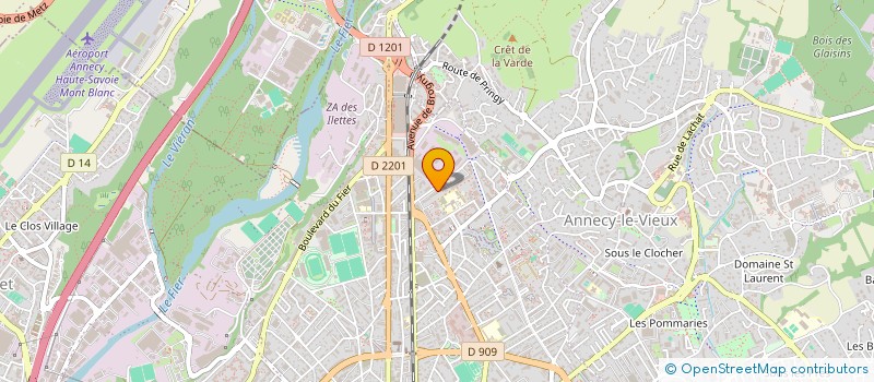 localisation de l'entreprise MONSIEUR FRANCOIS NOUBIA  POISY