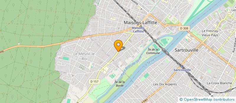 localisation de l'entreprise MONSIEUR FRANCOIS NOVAU  MAISONS-LAFFITTE