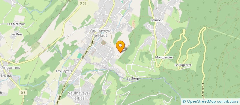 localisation de l'entreprise MONSIEUR FRANCOIS ODRU  VAULNAVEYS-LE-HAUT