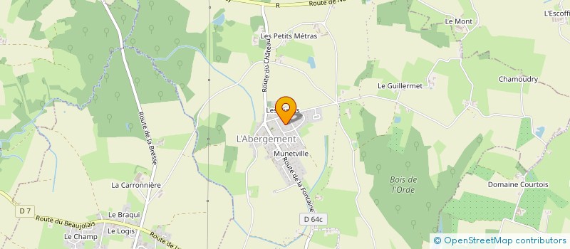 localisation de l'entreprise MONSIEUR FRANCOIS OFFRANT  L'ABERGEMENT-CLEMENCIAT