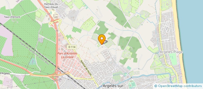 localisation de l'entreprise MONSIEUR FRANCOIS OGER  ARGELES-SUR-MER