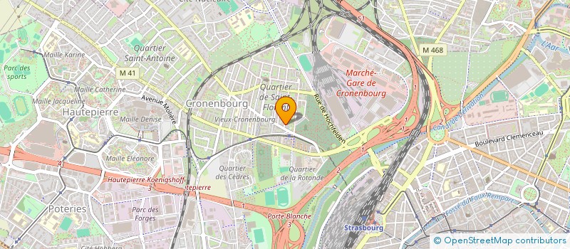 localisation de l'entreprise MONSIEUR FRANCOIS OLIVIER à STRASBOURG