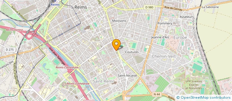 localisation de l'entreprise MONSIEUR FRANCOIS-OLIVIER DELLOYE  REIMS