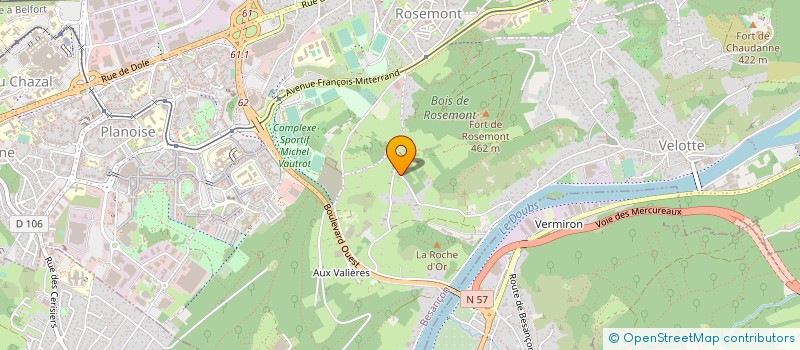 localisation de l'entreprise MONSIEUR FRANCOIS OLLMANN à BESANCON