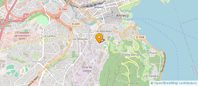 localisation de l'entreprise MONSIEUR FRANCOIS ORLIAC à ANNECY