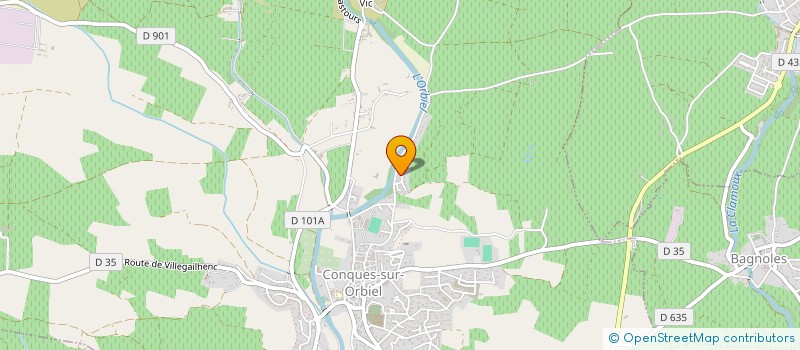 localisation de l'entreprise MONSIEUR FRANCOIS ORMIERES  CAVANAC