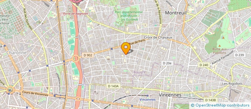 localisation de l'entreprise MONSIEUR FRANCOIS ORPHELIN à MONTREUIL