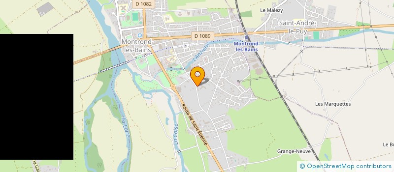 localisation de l'entreprise MONSIEUR FRANCOIS OSWALD  MONTROND-LES-BAINS