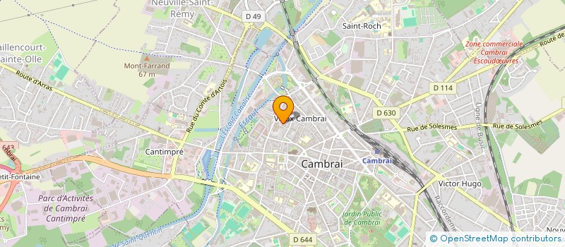 localisation de l'entreprise MONSIEUR FRANCOIS PAGNIEZ  CAMBRAI