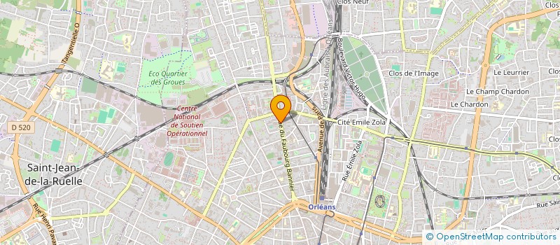 localisation de l'entreprise MONSIEUR FRANCOIS PAILLAT  ORLEANS