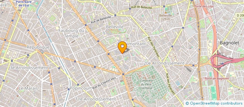 localisation de l'entreprise MONSIEUR FRANCOIS PAITARD  PARIS