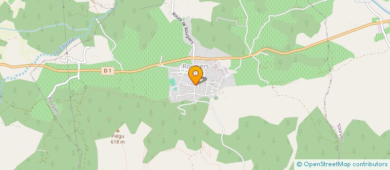 localisation de l'entreprise MONSIEUR FRANCOIS PANIEN  ROUGIERS