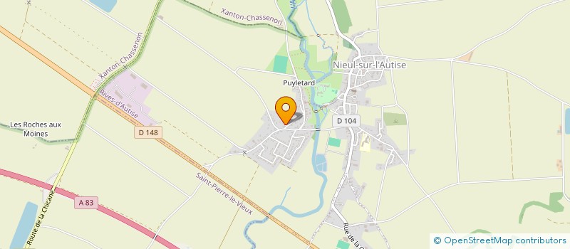 localisation de l'entreprise MONSIEUR FRANCOIS PAPINIOT  RIVES-D'AUTISE