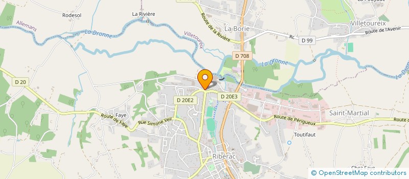 localisation de l'entreprise MONSIEUR FRANCOIS PAPON à RIBERAC