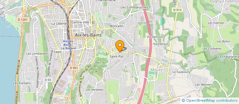 localisation de l'entreprise MONSIEUR FRANCOIS PARAZ à AIX-LES-BAINS