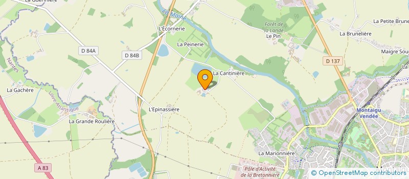 localisation de l'entreprise MONSIEUR FRANCOIS PARDOEN à MONTAIGU-VENDEE