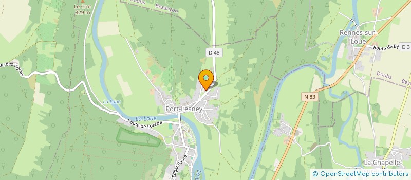 localisation de l'entreprise MONSIEUR FRANCOIS PARISOT  PORT-LESNEY