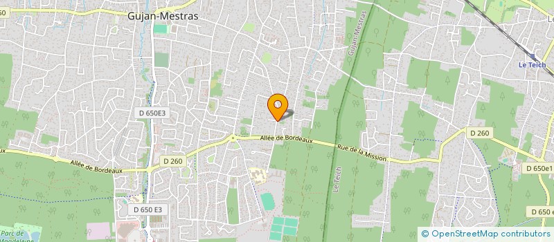 localisation de l'entreprise MONSIEUR FRANCOIS PARPET  GUJAN-MESTRAS