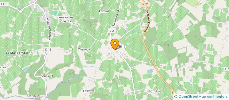 localisation de l'entreprise MONSIEUR FRANCOIS PASQUET  COLOMBIER