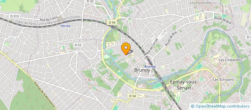 localisation de l'entreprise MONSIEUR FRANCOIS PASQUIER à BRUNOY