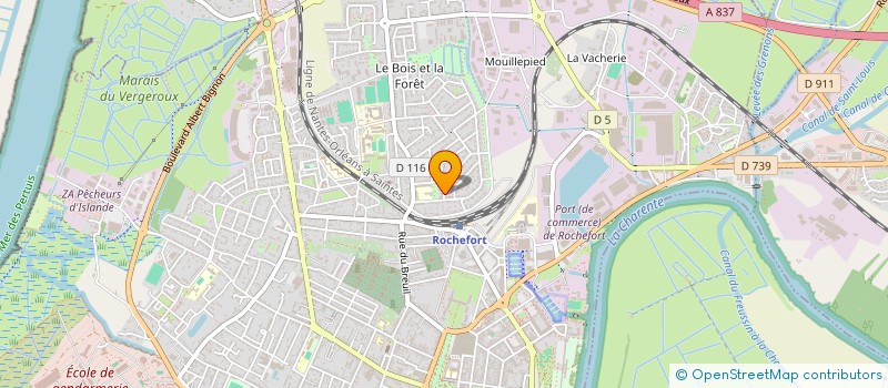 localisation de l'entreprise MONSIEUR FRANCOIS PASQUIER  ROCHEFORT