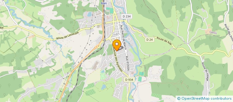 localisation de l'entreprise MONSIEUR FRANCOIS PASSABET BERNATA  GAN