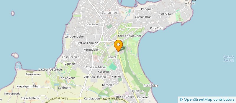 localisation de l'entreprise MONSIEUR FRANCOIS PASSEY  CARANTEC