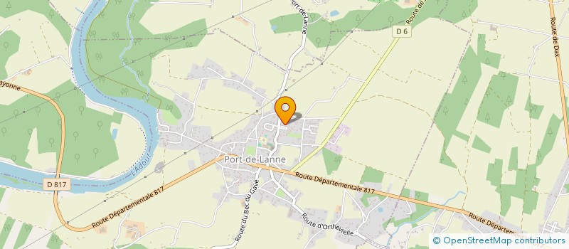 localisation de l'entreprise MONSIEUR FRANCOIS PATRICK DEGRAVIER  PORT-DE-LANNE