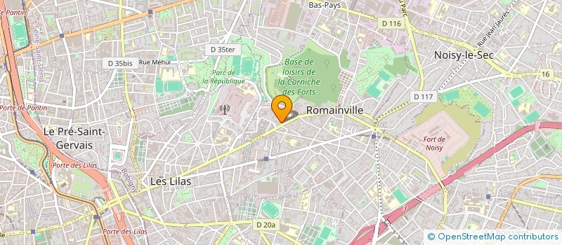 localisation de l'entreprise MONSIEUR FRANCOIS-PATRICK LHUUILLIER à ROMAINVILLE