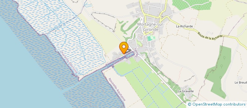 localisation de l'entreprise MONSIEUR FRANCOIS PATRIS  MORTAGNE-SUR-GIRONDE
