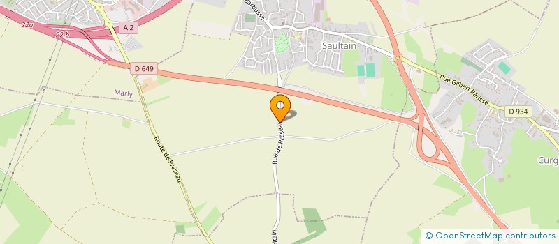 localisation de l'entreprise MONSIEUR FRANCOIS PAUL  SAULTAIN