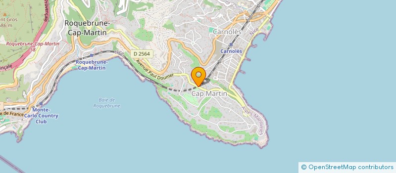 localisation de l'entreprise MONSIEUR FRANCOIS-PAUL RAIMONDI à ROQUEBRUNE-CAP-MARTIN