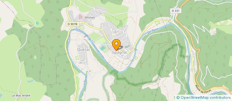 localisation de l'entreprise MONSIEUR FRANCOIS PAULET à ISPAGNAC