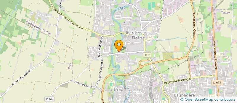 localisation de l'entreprise MONSIEUR FRANCOIS PAULIN  BORDERES-SUR-L'ECHEZ