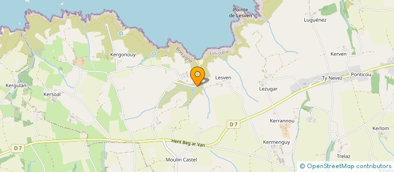 localisation de l'entreprise MONSIEUR FRANCOIS PAULY  BEUZEC-CAP-SIZUN