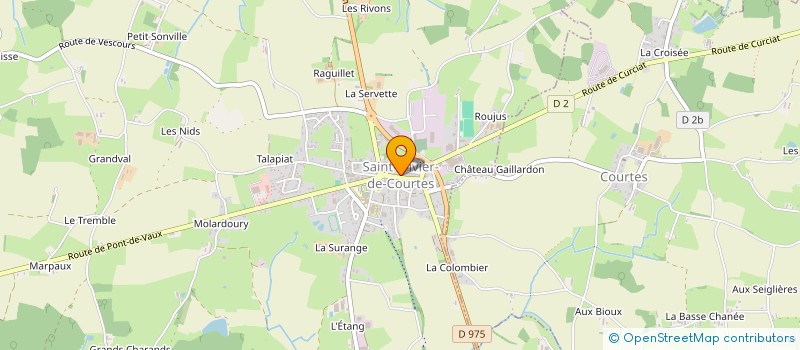 localisation de l'entreprise MONSIEUR FRANCOIS PAULY  SAINT-TRIVIER-DE-COURTES