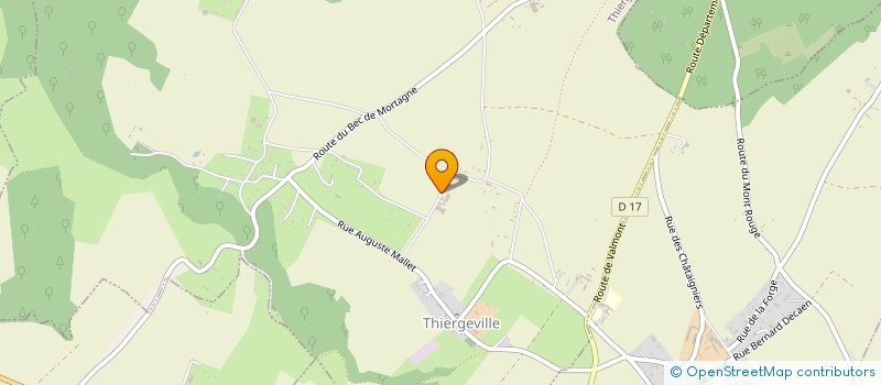 localisation de l'entreprise MONSIEUR FRANCOIS PAUMIER  THIERGEVILLE