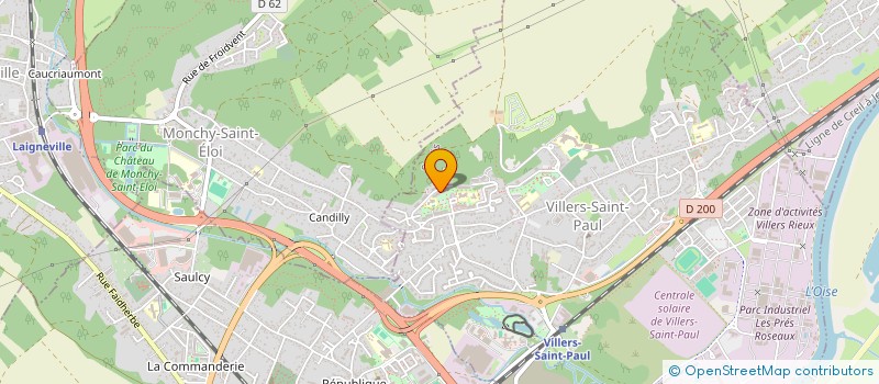 localisation de l'entreprise MONSIEUR FRANCOIS PAUVERT  VILLERS-SAINT-PAUL