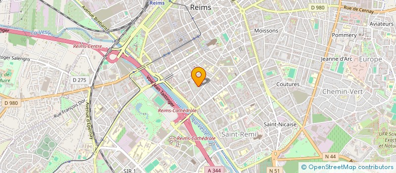 localisation de l'entreprise MONSIEUR FRANCOIS PAVAN  REIMS