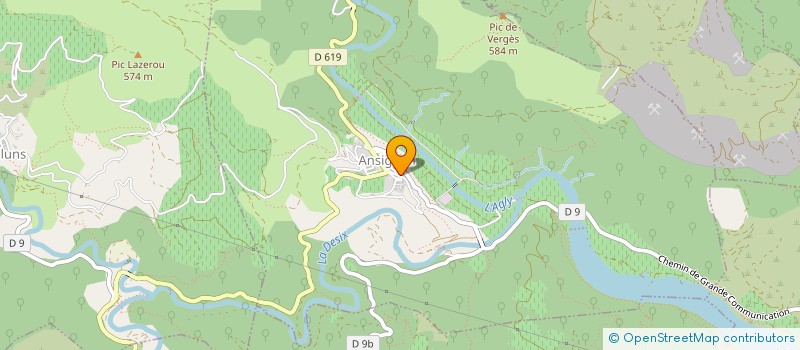 localisation de l'entreprise MONSIEUR FRANCOIS PAVOT  ANSIGNAN