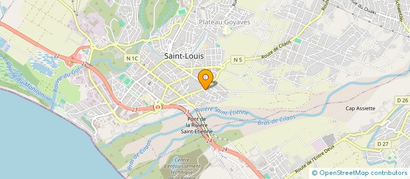localisation de l'entreprise MONSIEUR FRANCOIS PAYET à SAINT-LOUIS