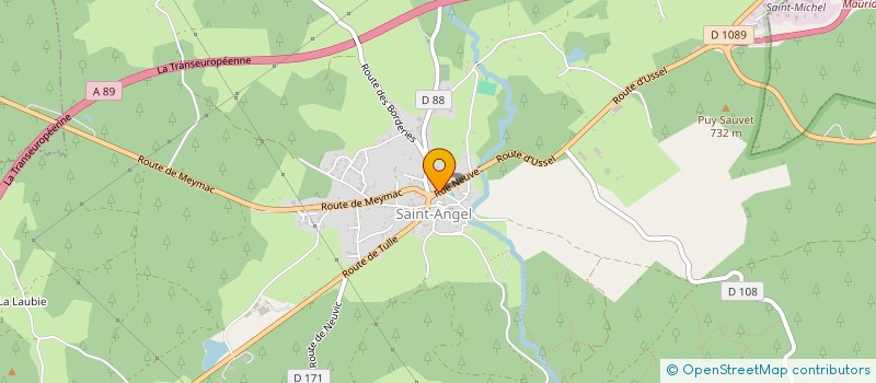 localisation de l'entreprise MONSIEUR FRANCOIS PAYRAT  SAINT-ANGEL