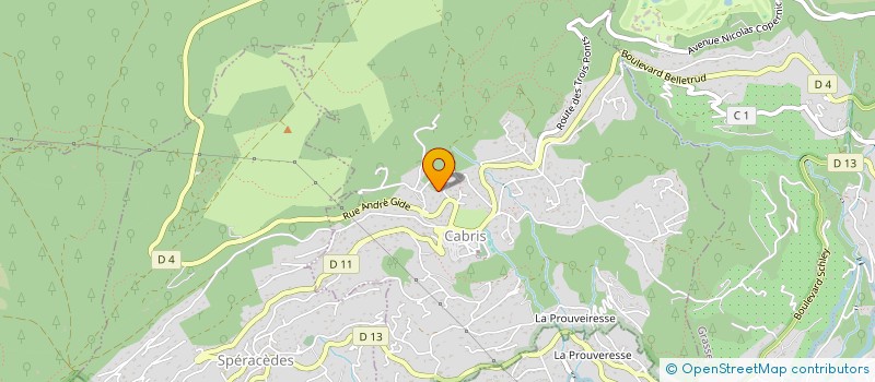 localisation de l'entreprise MONSIEUR FRANCOIS PECHAMAT  CABRIS